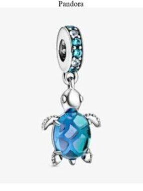Pandora Blue Turtle Charm Bracelet